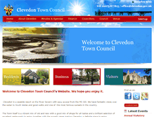 Tablet Screenshot of clevedon.gov.uk